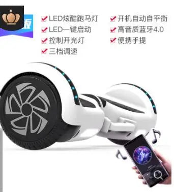 Self-Balancing Vehicle Electric Baby Swing Smart Scooter 10-Inch Bluetooth Hoverboard 2 Wheels Self Balancing Scooter