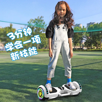 Self-Balancing Vehicle Electric Baby Swing Smart Scooter 10-Inch Bluetooth Hoverboard 2 Wheels Self Balancing Scooter
