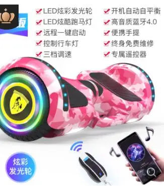 Self-Balancing Vehicle Electric Baby Swing Smart Scooter 10-Inch Bluetooth Hoverboard 2 Wheels Self Balancing Scooter