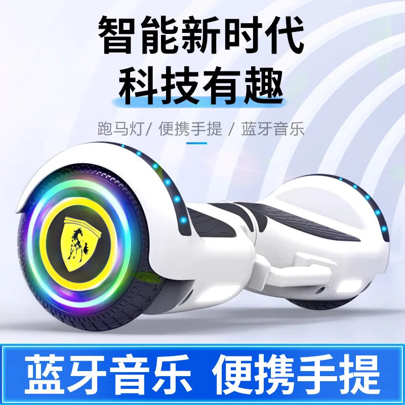 Self-Balancing Vehicle Electric Baby Swing Smart Scooter 10-Inch Bluetooth Hoverboard 2 Wheels Self Balancing Scooter