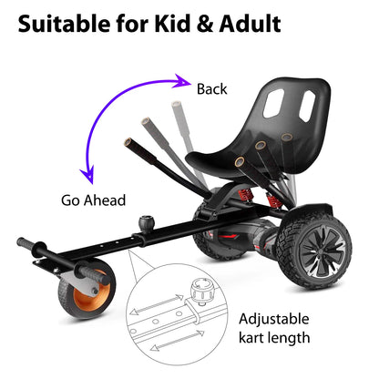 GYROOR Scooter Hoverkart Smart Karts Smart Balance Wheel Children Hoverboard Go Karts