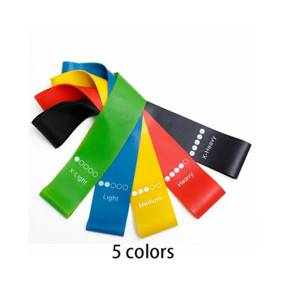 TPE Resistance Bands Fitness Set Rubber Loop Bands Strength Training Workout Expander Yoga Gym Equipment Elastic Rubber Loop