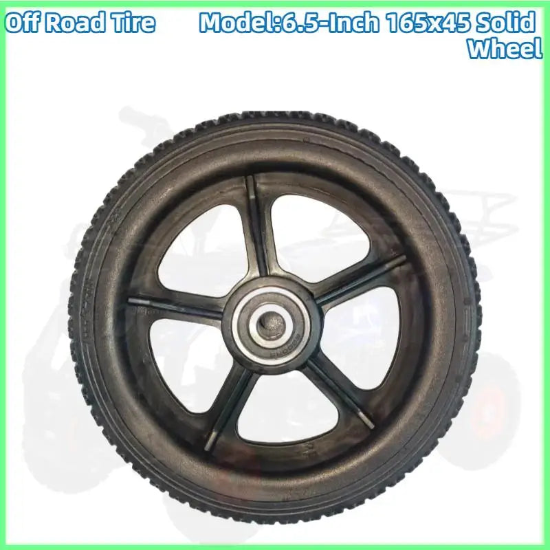6.5-Inch solid wheels with plastic hubs/rims for electric scooters, smart folding electric longboard hoverboards
