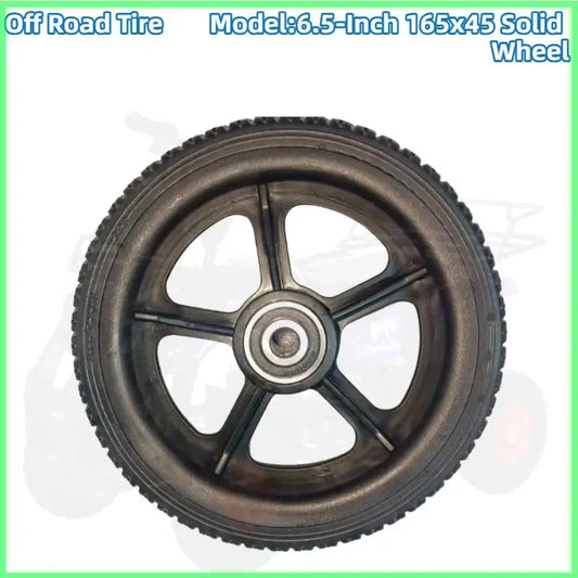 6.5-Inch solid wheels with plastic hubs/rims for electric scooters, smart folding electric longboard hoverboards