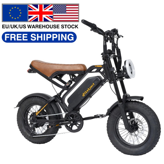 Bodywel M16 Off-Road Electric Bike for Adults 1500W Motor 48V 15AH Battery Fat Tire Mountain Moped Ebike All-Terrain Motorcycle