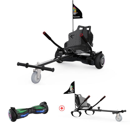 EU Stock Child Scooter Offroad Hoverkart Smart Karting 6.5inch Electric Racing Go Kart Three Wheel Hoverboard Hoverkart