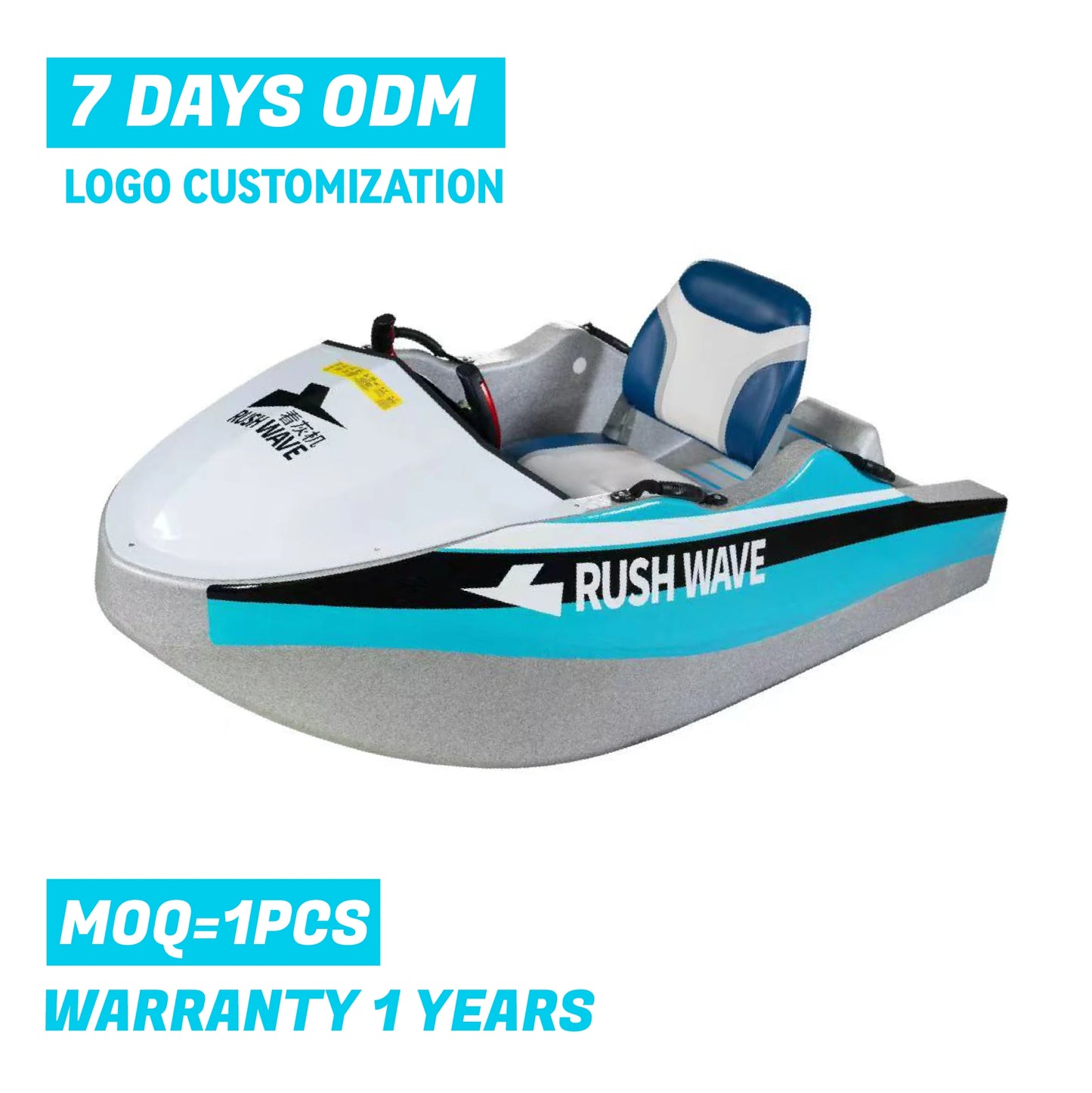 Professional Electric Aqua Kart Boat Mini Wave Jet Ski Hoverboard 72v Battery Voltage 2 Wheels Surfboard for Ocean Waters 72v