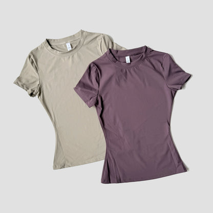 Women Yoga Top Seamless Sport T Shirts Fitness Clothes Short Sleeve Yoga Shirt Gym Top Running  Active Wear