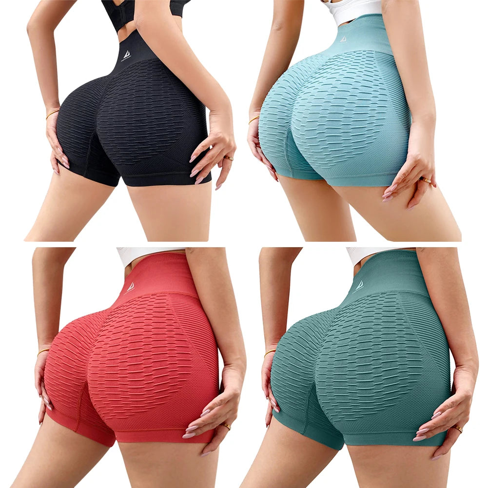Workout Shorts for Women Butt Lifting Running Shorts High Waisted Exercise Fitness Shorts for Gym Running Workout Athletic