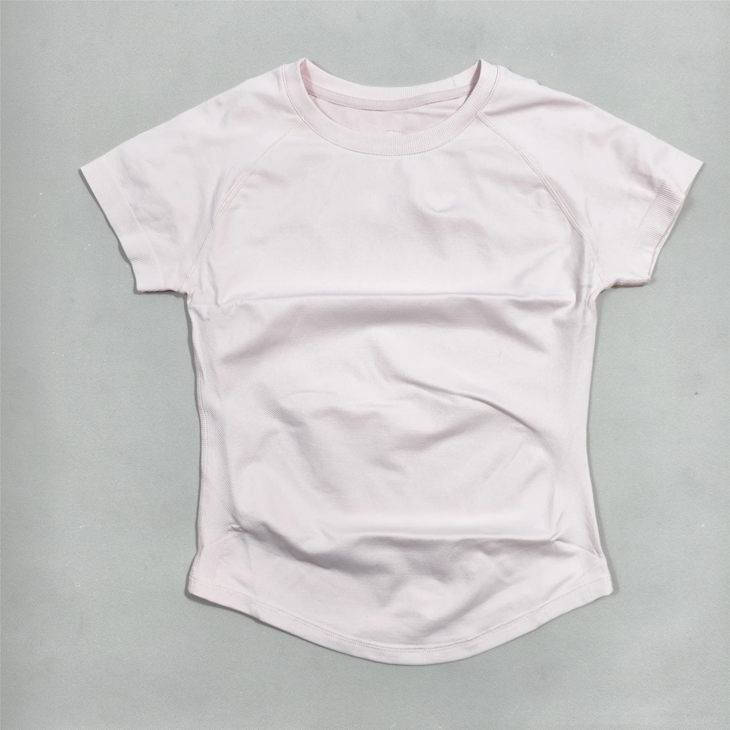 2-piece tight-fitting sports short sleeves, high-elastic moisture-wicking quick-drying seamless short sleeves,  for women, yoga