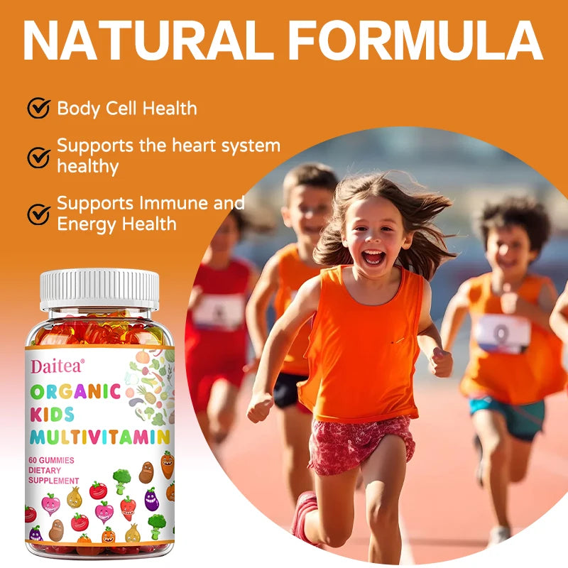 Vitamin C + Zinc Gummies - For Kids - Support Immune & Bone Health - 60 Gummies