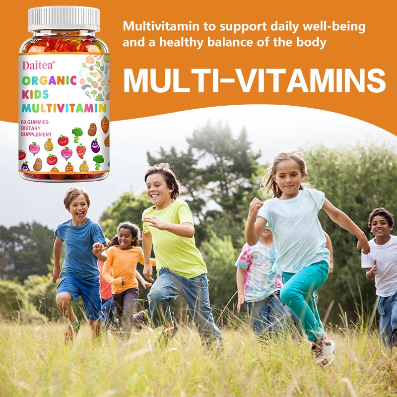 Vitamin C + Zinc Gummies - For Kids - Support Immune & Bone Health - 60 Gummies