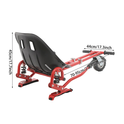 Hoverboard Seat Attachment Balancing Scooter Seat Attachment, Adjustable Hoverboard Seat Attachment