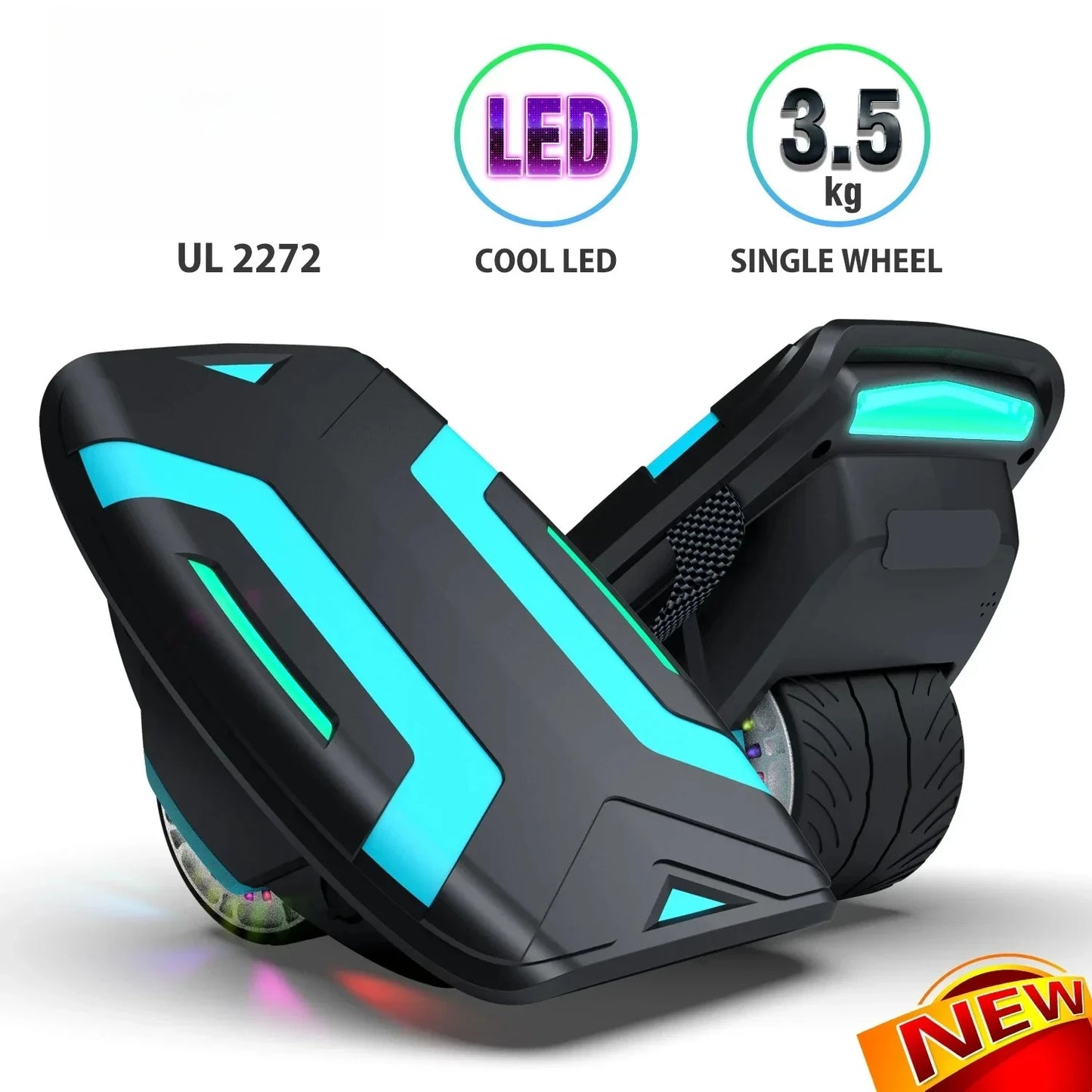 3.5 inch New design popular hovershoes hoverboard S300 single wheel self balance scooter