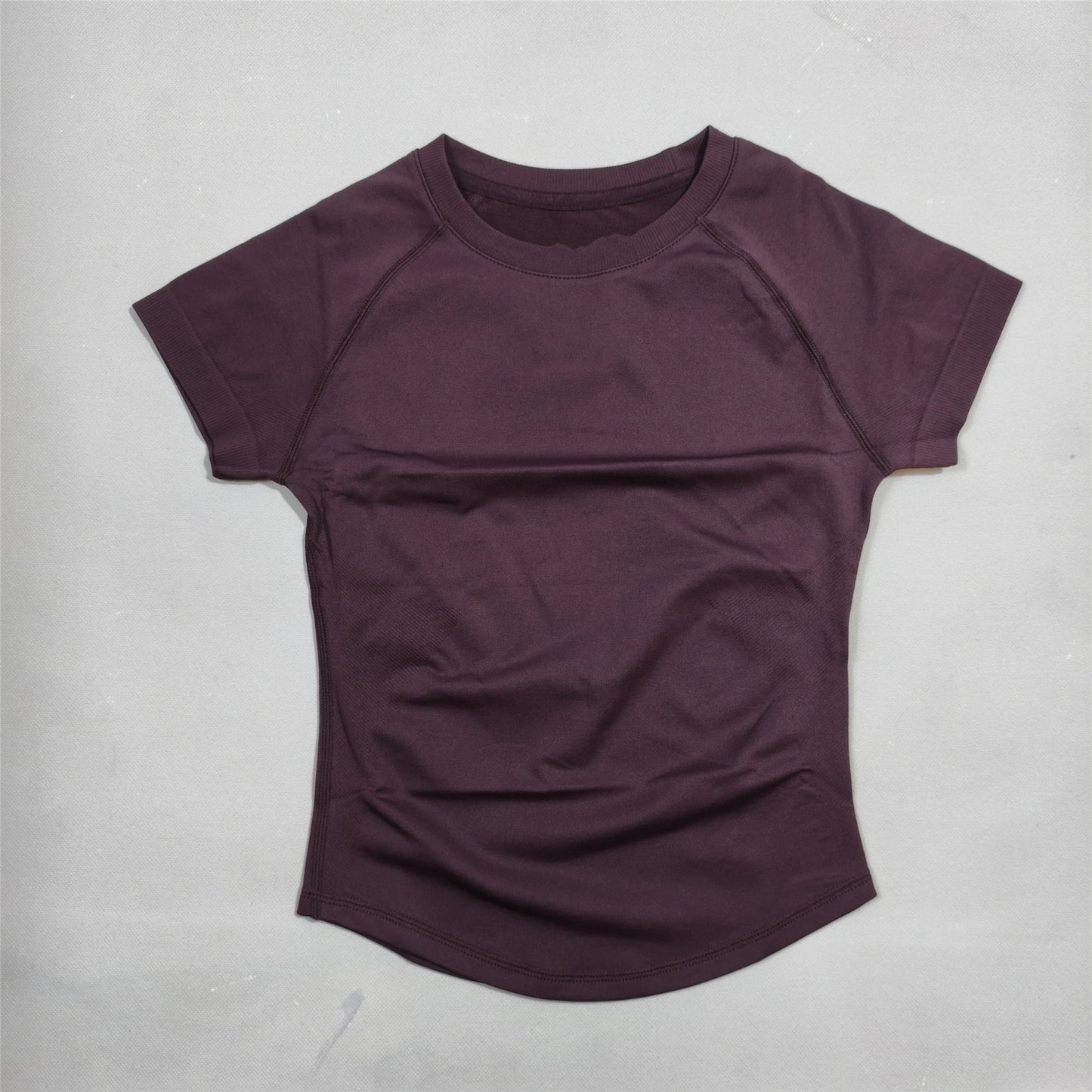 2-piece tight-fitting sports short sleeves, high-elastic moisture-wicking quick-drying seamless short sleeves,  for women, yoga