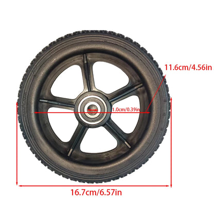 6.5-Inch solid wheels with plastic hubs/rims for electric scooters, smart folding electric longboard hoverboards