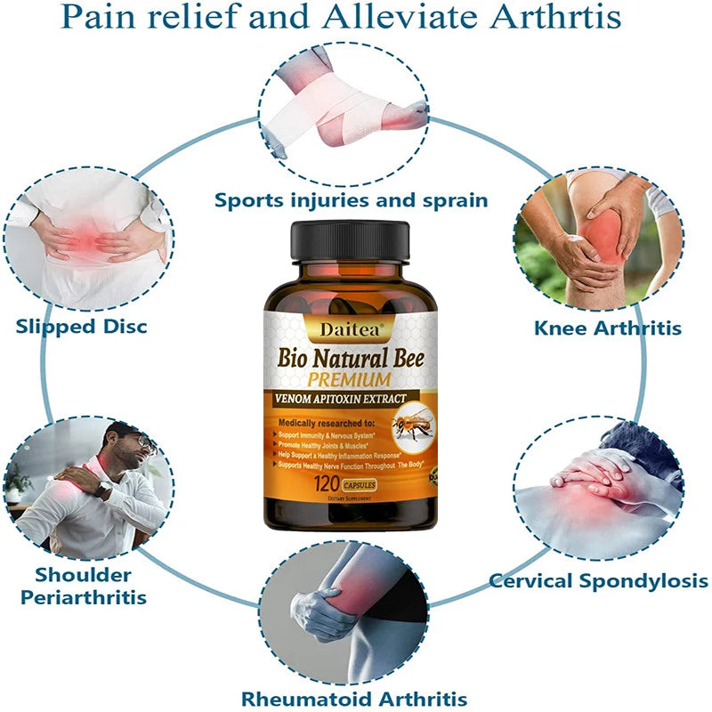 Daitea Joint Pain Capsules - Support Arthritis, Sprains, Knee Arthritis, Shoulder Arthritis, Rheumatoid Arthritis